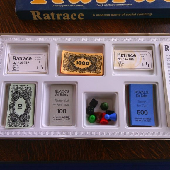 Board Games Ratrace Vintage Le fortuniste 1973 Waddingtons Game Bilingual Info - Picture 3 of 16